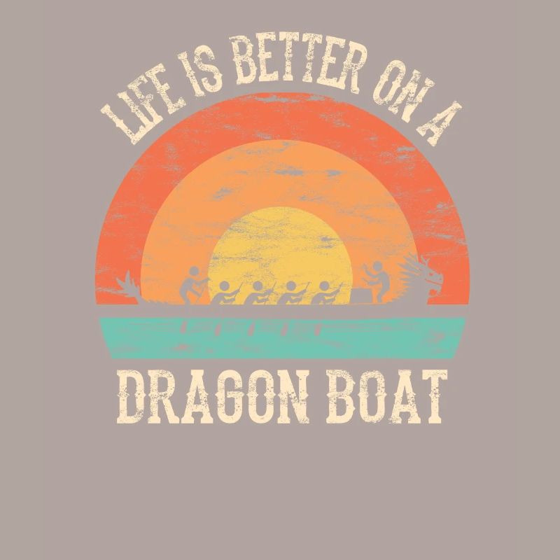 Chinesisches Drachenboot-Bootsrennen