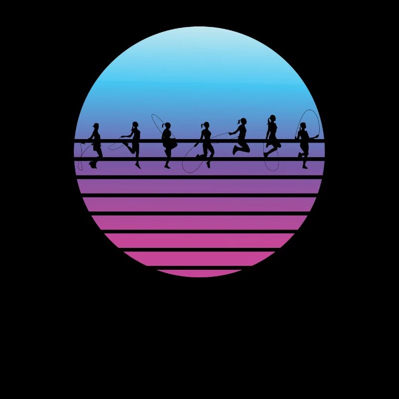 Fitness Roping - Corde à sauter au coucher du soleil