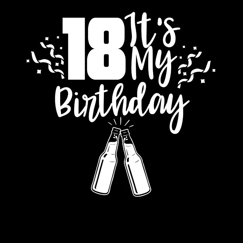 18 C’est mon anniversaire garçon d’anniversaire dix-huit ans