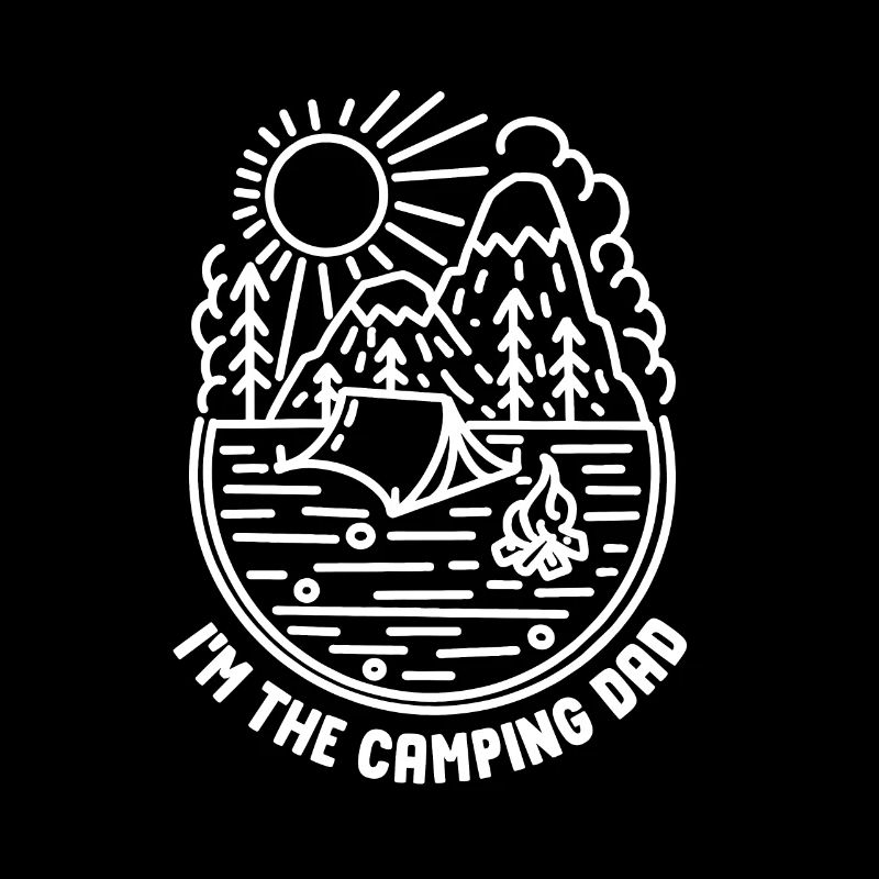 Ich Bin Der Camping Papa Camp Camper Campen