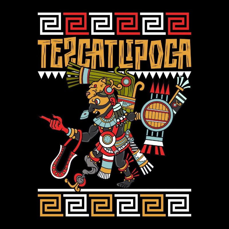 Dieu aztèque de la nuit - Tezcatlipoca