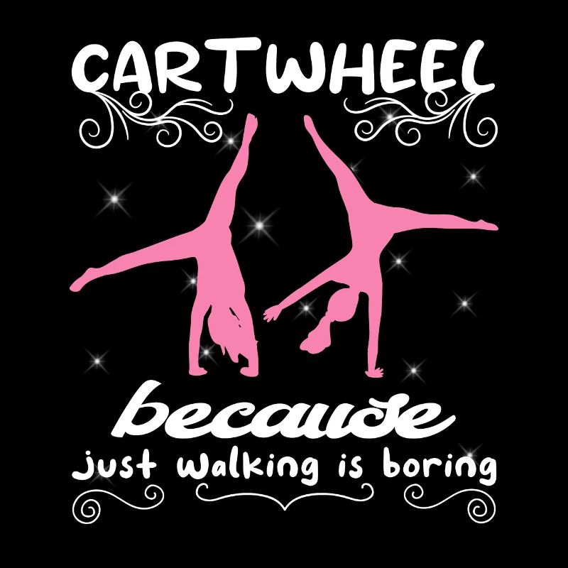 Roue de chariot acrobatique de gymnastique cool