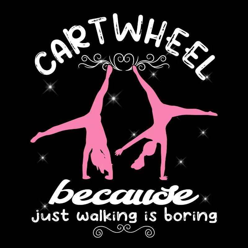 Roue de chariot acrobatique de gymnastique cool