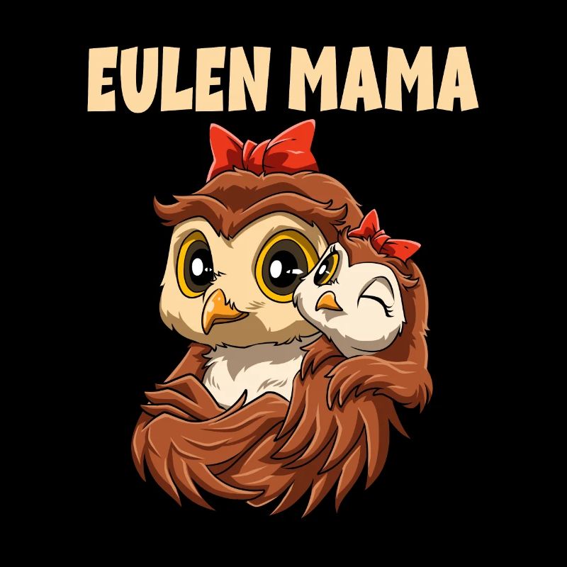 Eulen Mama Muttertag Mami Mutter für eine Mama