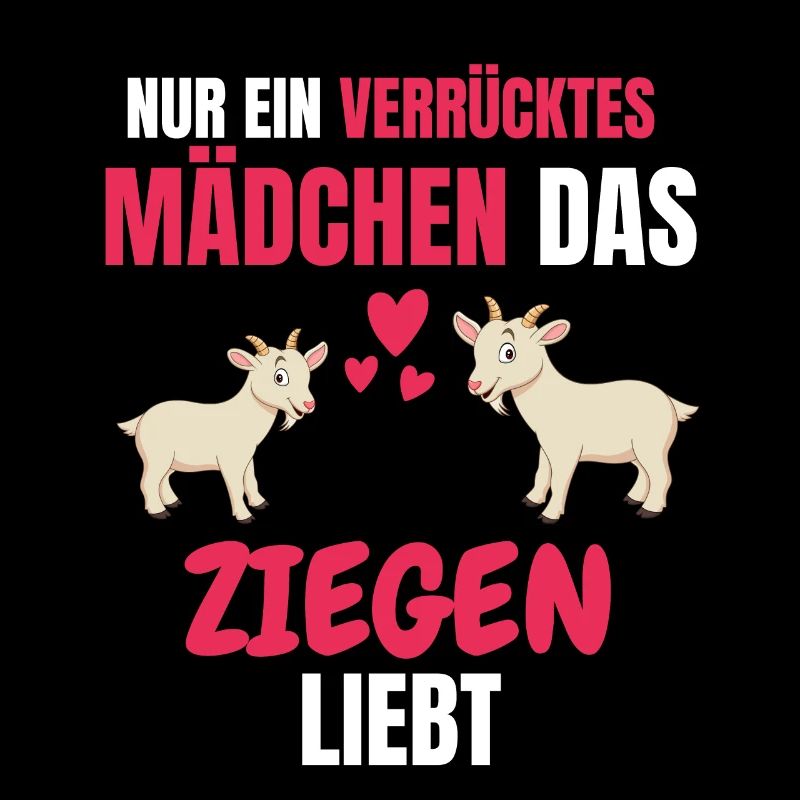 Bauernhof Tier Mädchen Lustiges Geschenk Ziege