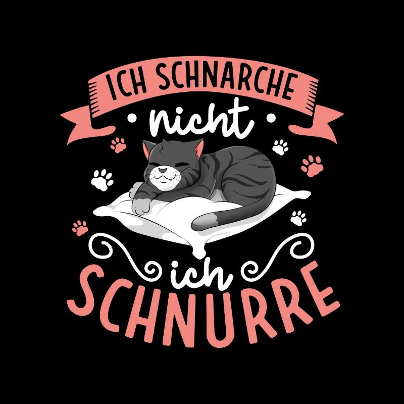 Ich schnarche nicht ich schnurre