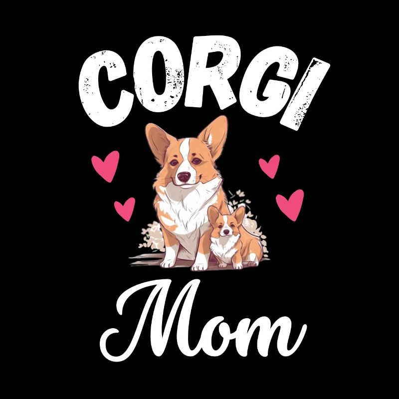 Corgi Mama Hundebesitzer Muttertag Süßes Corgi