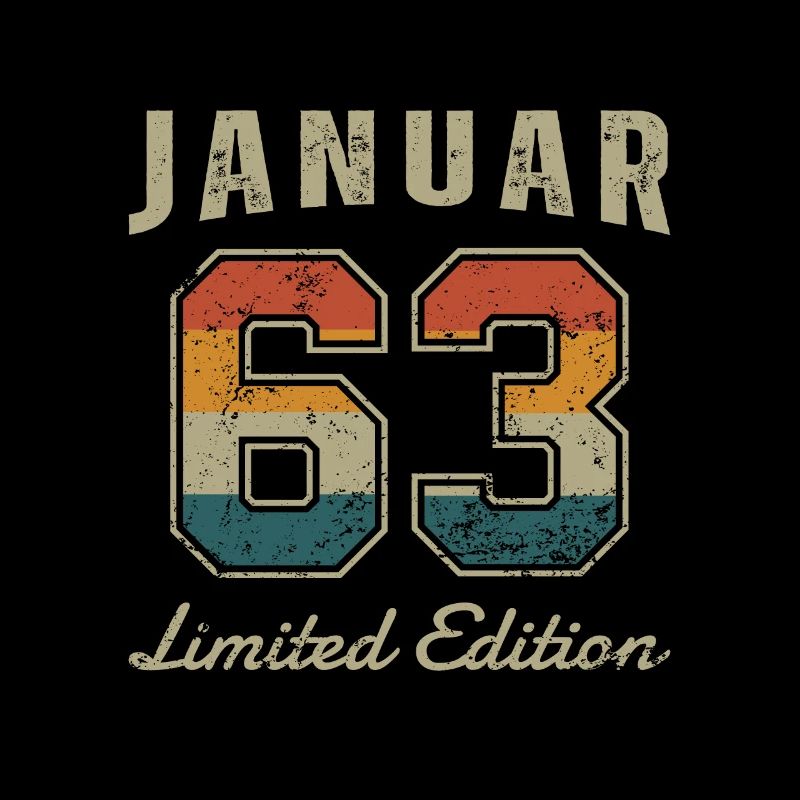 Date de naissance : Janvier 1963 - Edition Limitée Rétro