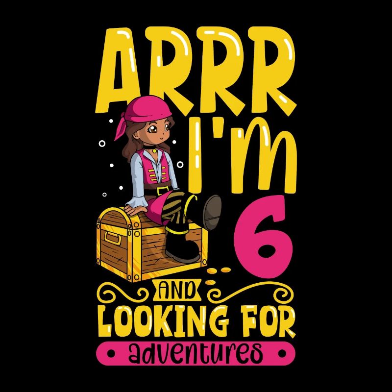 Ich bin 6 - Mädchen Pirat