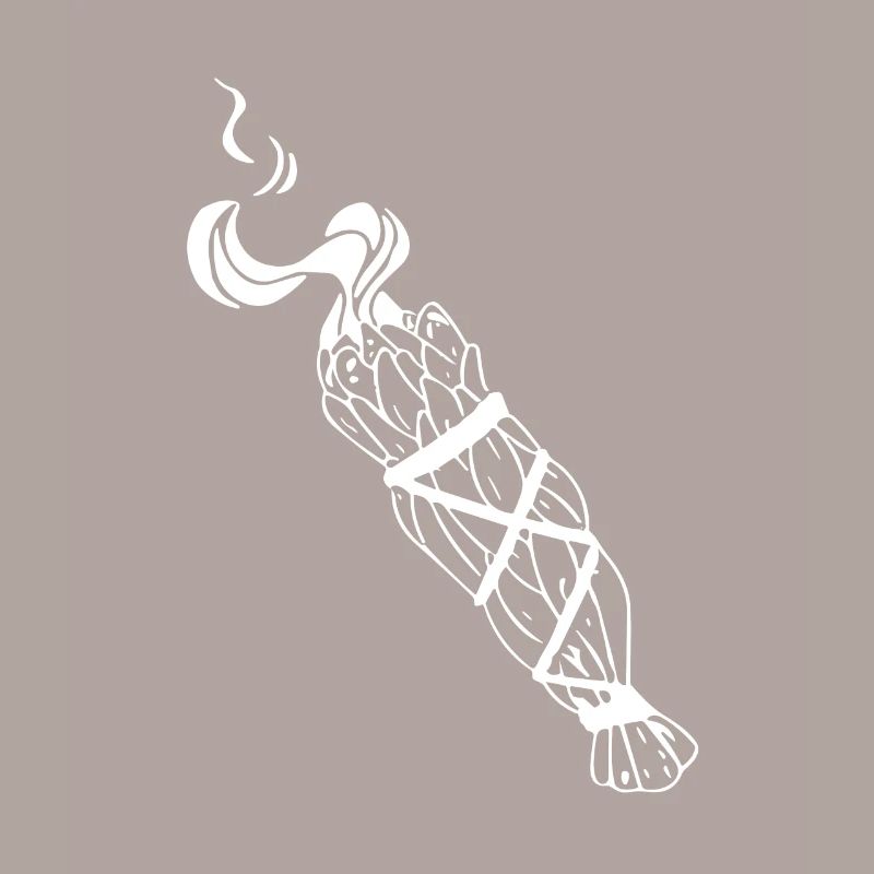 Smudge Sage Feather Spiritual Witchcraft