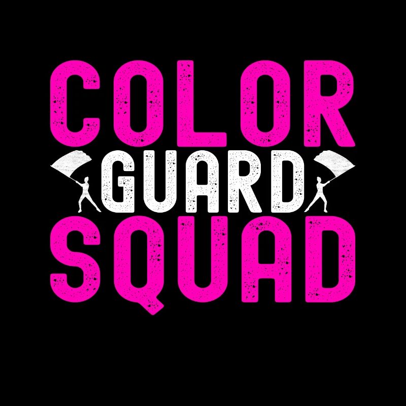 Drapeau agitant la fanfare garde de couleur