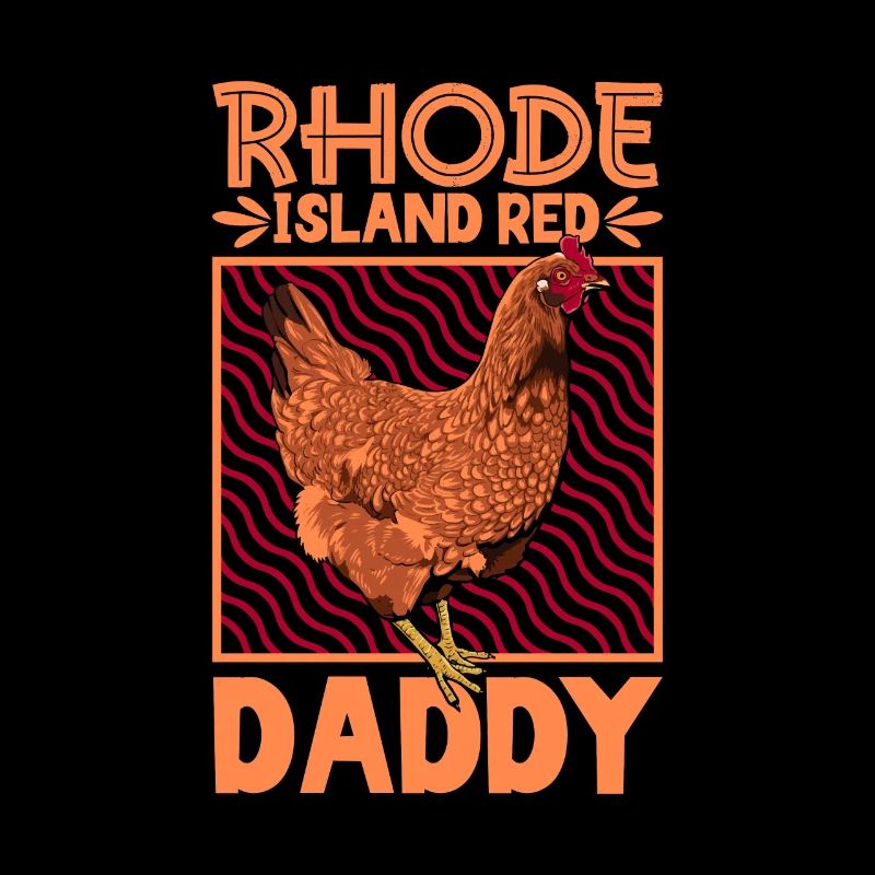 Roter Rhodeländer Papa