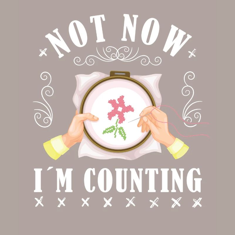 Ne faites pas de point de croix maintenant je compte le point de croix