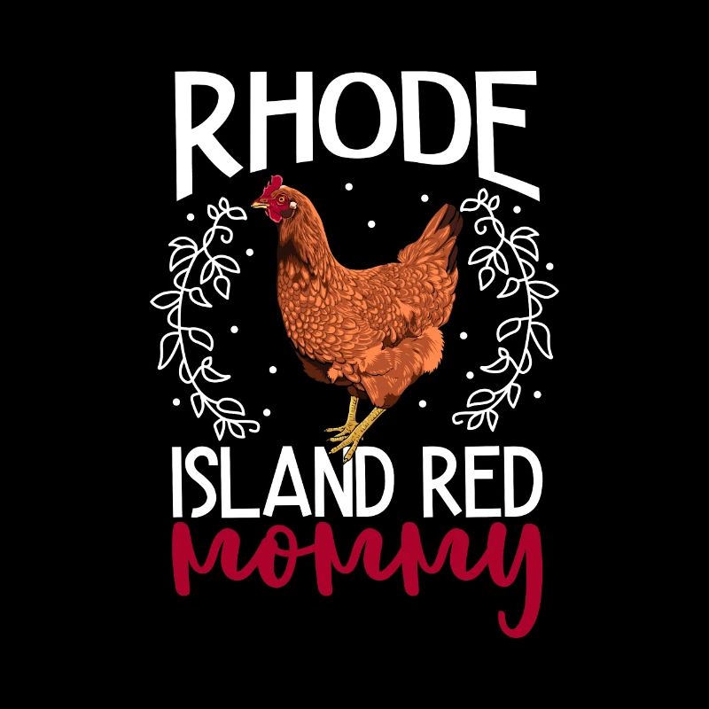 Roter Rhodeländer Mama