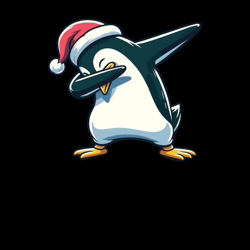 Dabbing Christmas Penguin Dab Christmas