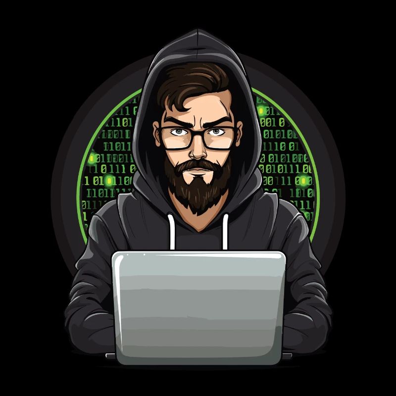 Cybersécurité Art Hacking Amateur Informatique Nerd