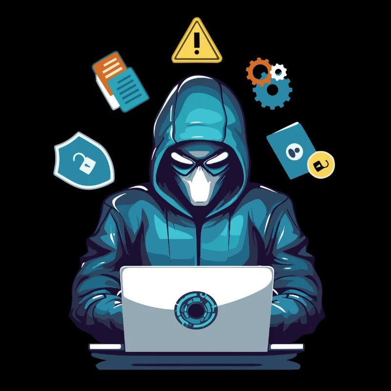 Lustiger Hacker Art Hacking Liebhaber Computer