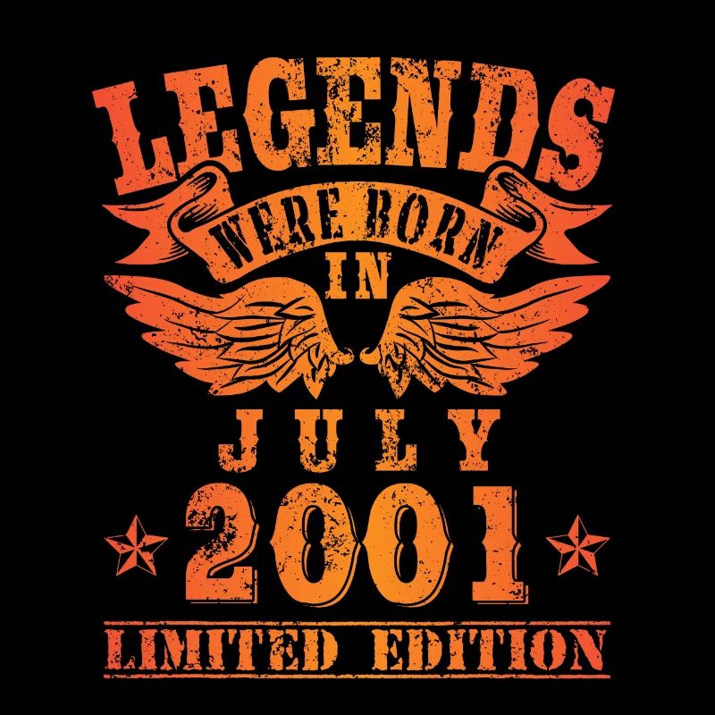 Legends were born in Juli 2001 Geburtstag