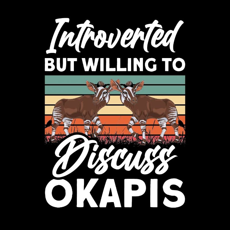 Funny zookeeper okapi lover