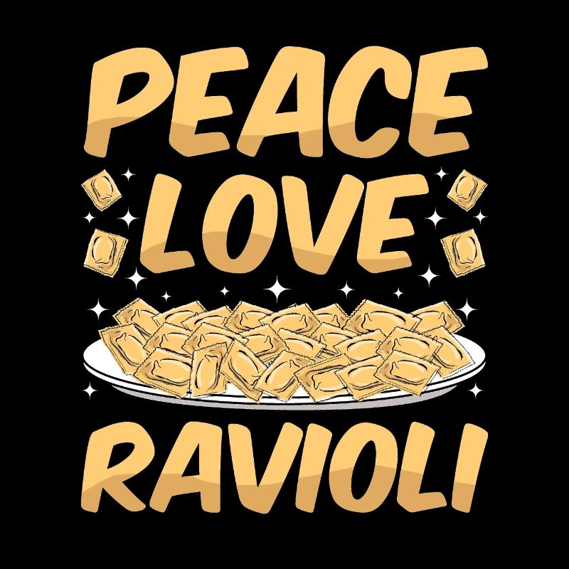 Lustige Italienisches Ravioli Pasta