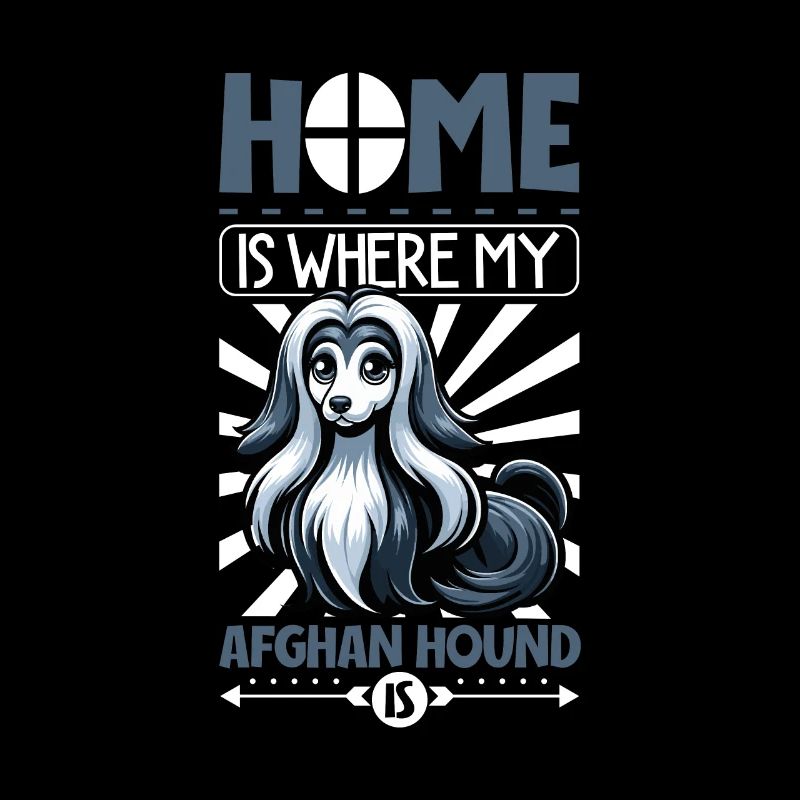 Zuhause - Afghanischer Windhund