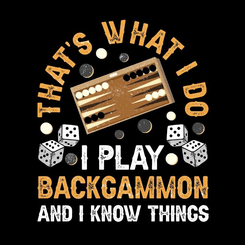 Jeu de société Backgammon drôle