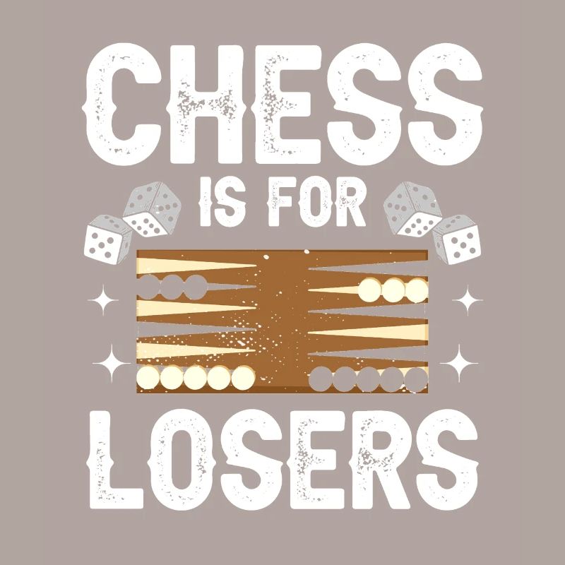 Board Game Funny Backgammon