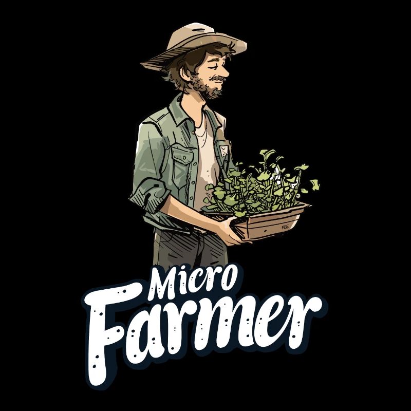 Jardinage de l’agriculture micro-verte