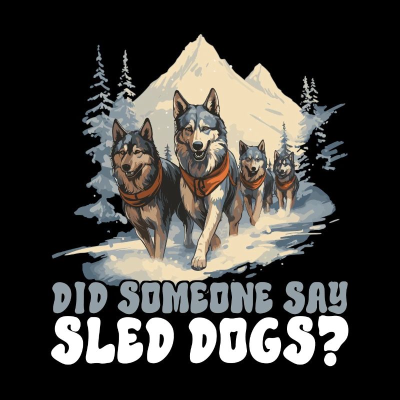 Schlittenfahren Schlittenhunde