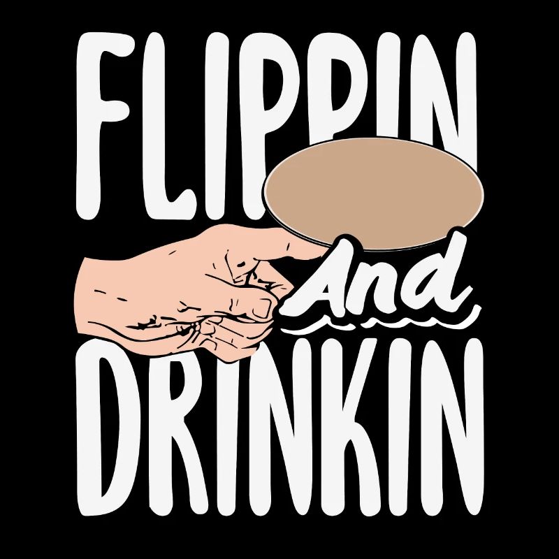 Beer mat turn over game beer