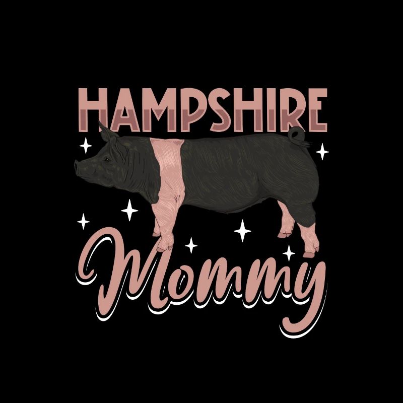 Maman cochon du Hampshire