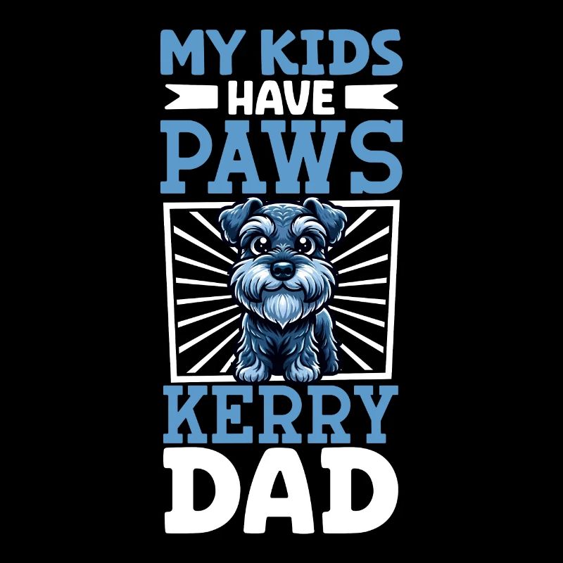 Papa Kerry Blue Terrier