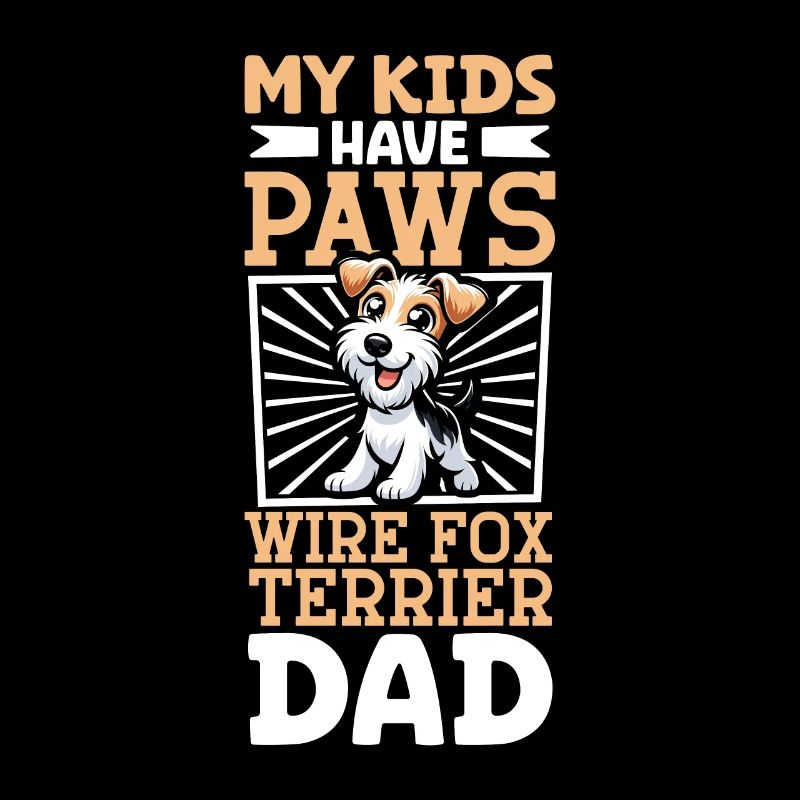 Fox terrier à poil dur papa