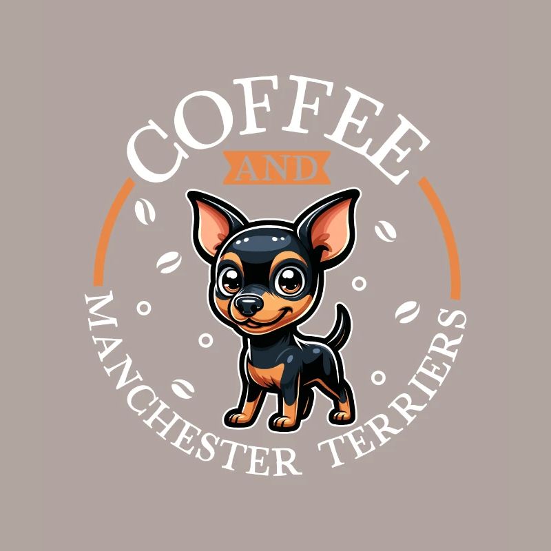 Kaffee und Manchester Terrier