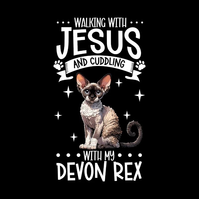 Jesus und meine Devon Rex