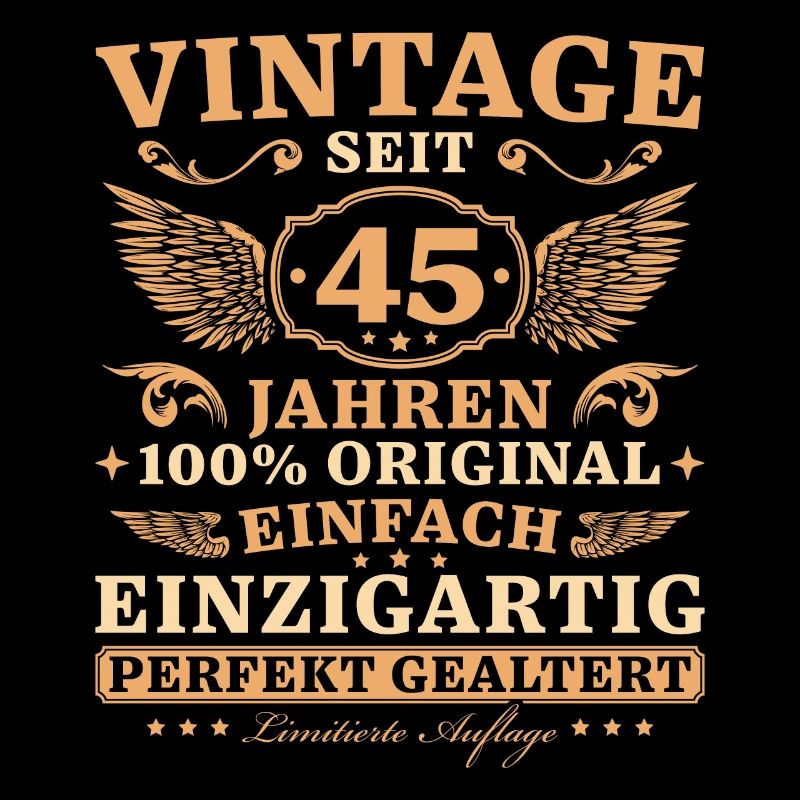 45 Jahre Einfach Einzigartig 45. Geburtstag