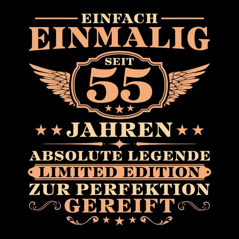 55. Geburtstag Einfach Einmalig seit 55 Jahren