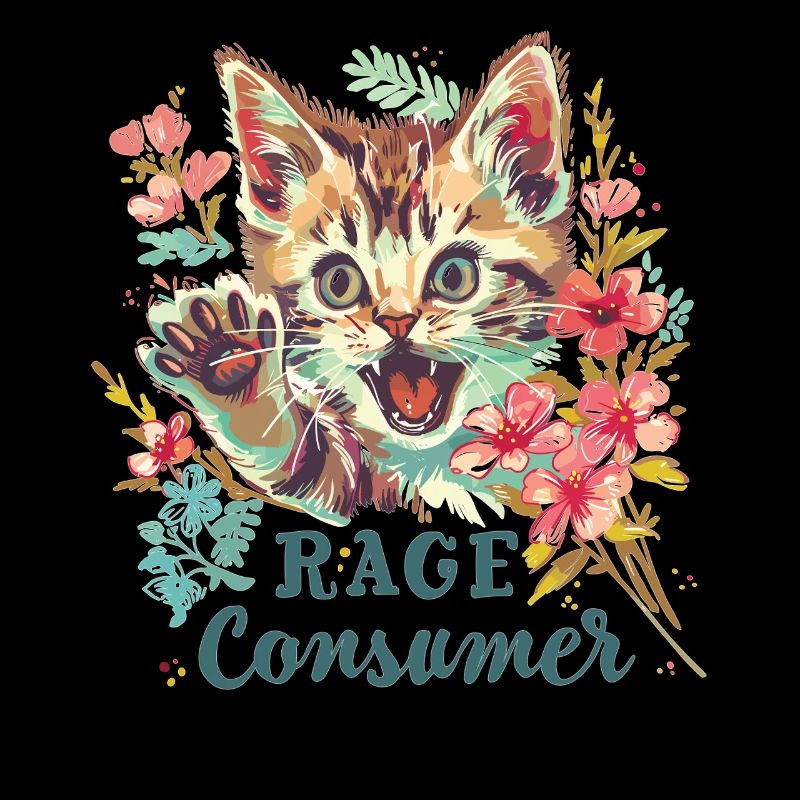 Cat Rage Consumes Me Humor Meme