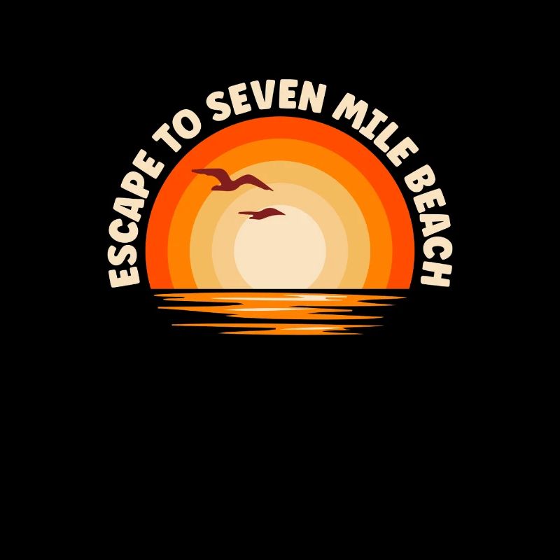 Je fuis vers Seven Mile Beach