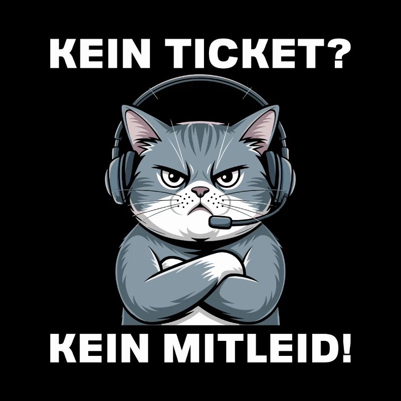 Informatiker System Administrator Büro Katze