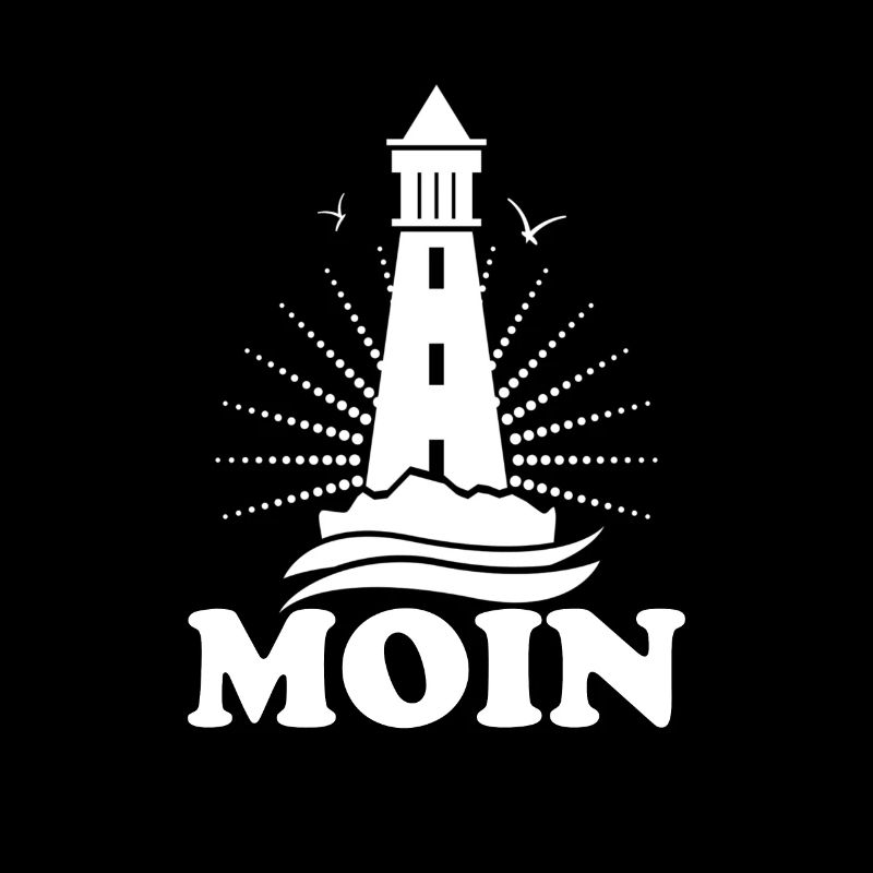Moin mit Leuchtturm