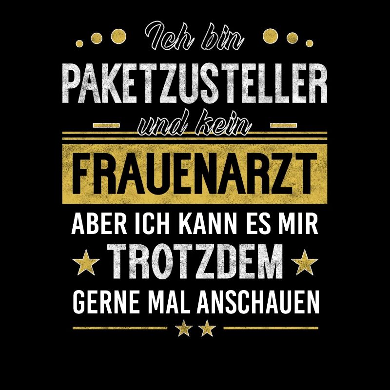 Postbote Briefträger Paketbote Brief Geschenkidee