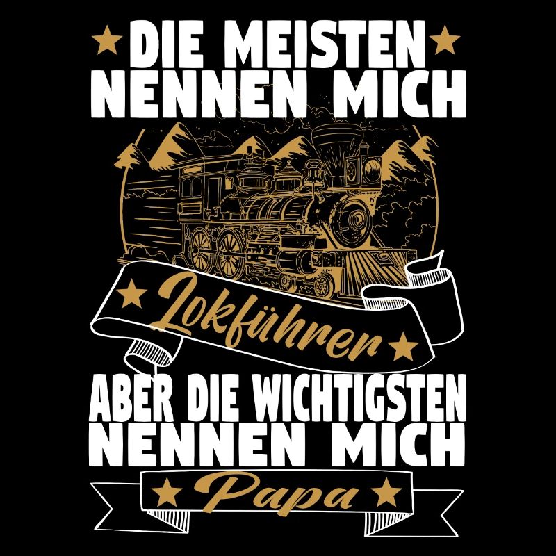Dampflok Lokführer Eisenbahner Eisenbahn Vater