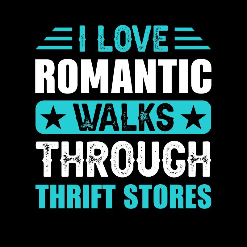 Romantic walk thrift store