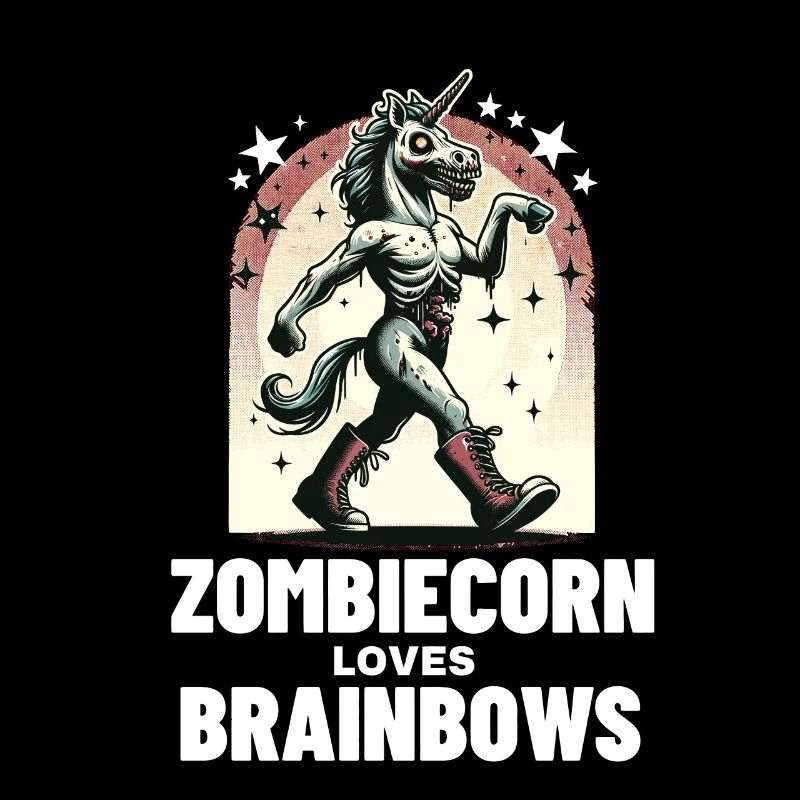 Zombiecorn aime la licorne effrayante de Brainbow