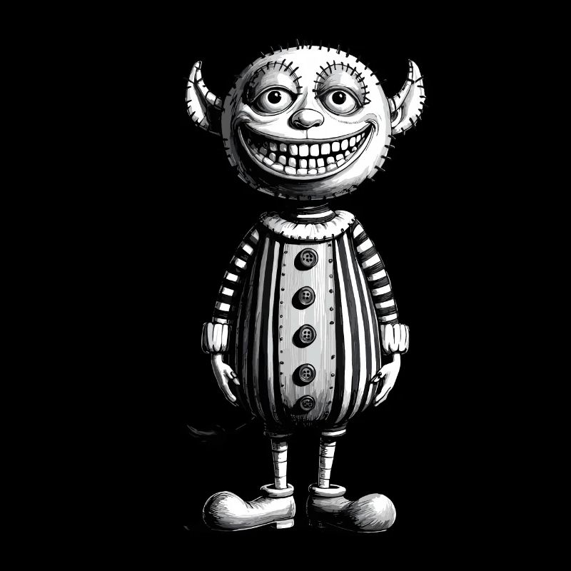 Monstre effrayant Design Tenue de gnome d’Halloween