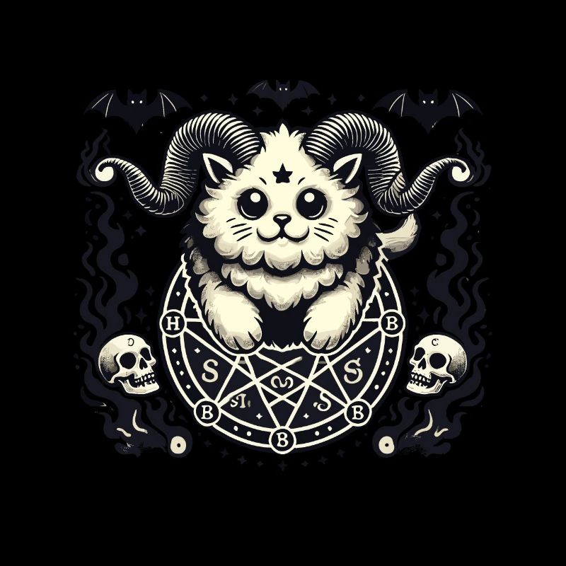 Mignon Lucifer chat drôle chats invocation