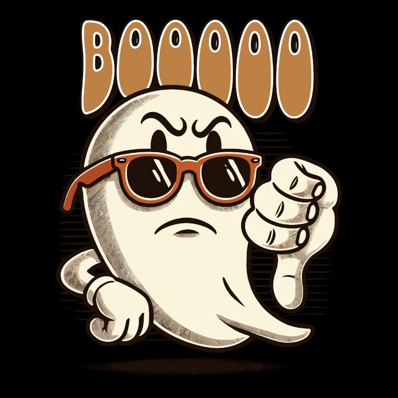 Booing Ghost Drôle Ghost Design