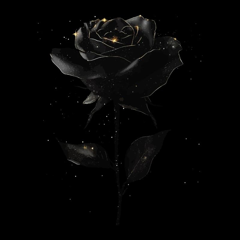 Schwarze Rose