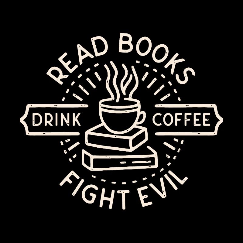 Read books drink coffee fight evil